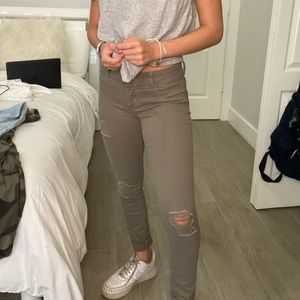 Army Green Jeans